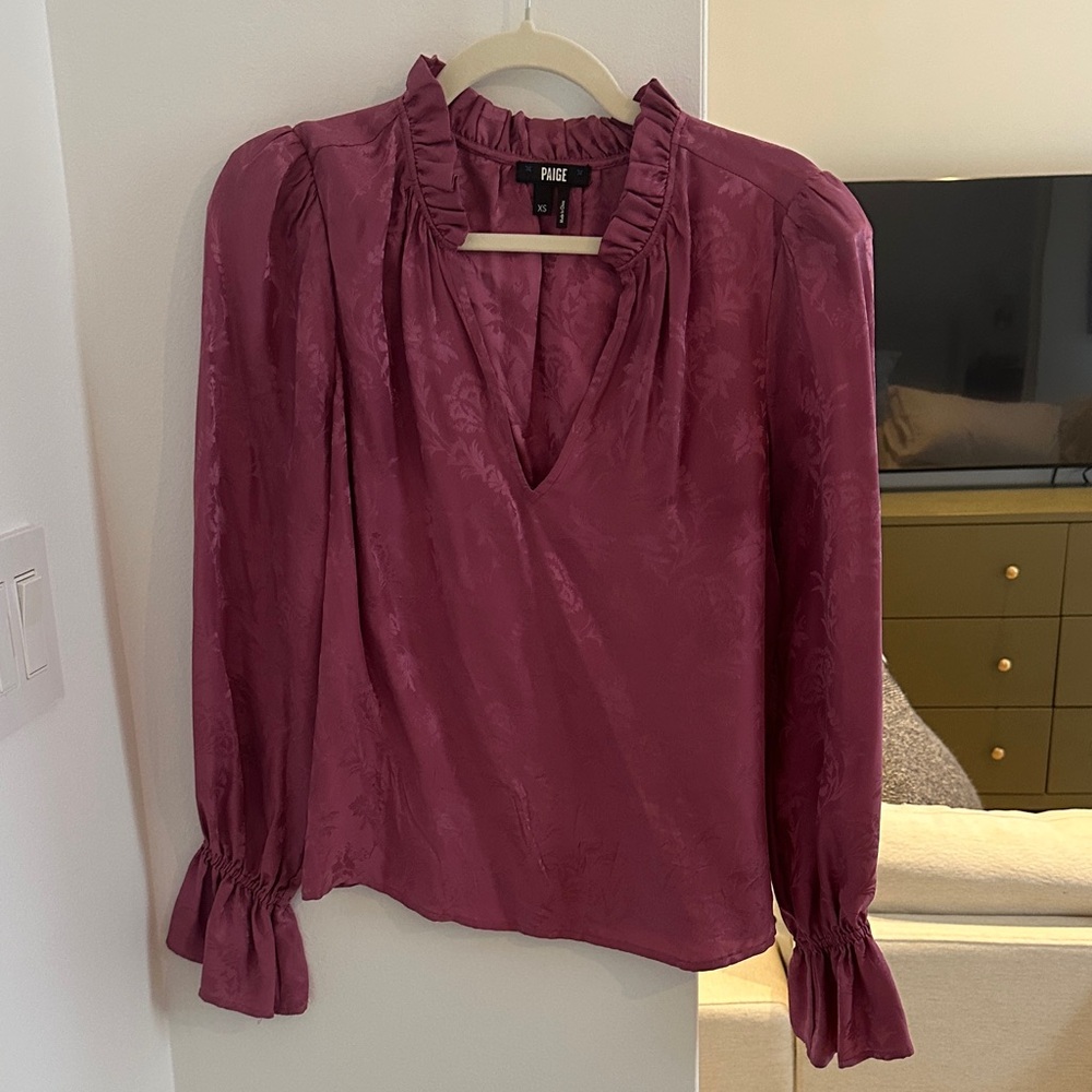 PAIGE Women's Deep Pink Blouse